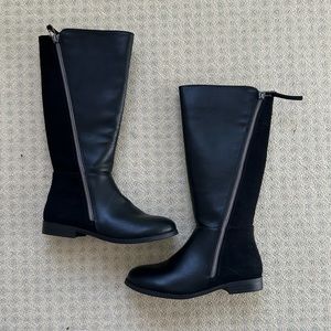 Steve Madden: Girls Jlanee Black Leather